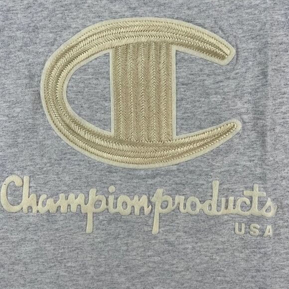 New Champion Men US M Gray Heavyweight Jersey Heritage T-Shirt | Made in USA - Picture 7 of 11